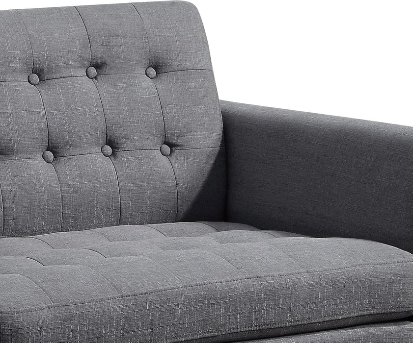 Gray Loveseat Sofa for Living Room