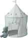 Kids Play Tent - Sustainable Recycled Fabric – Fun Spacious Childs Playhouse for Indoor Games for Boys & Girls - Durable Fort Pop up House for Toddlers & Children Age 3-10 - Gingham Blue