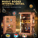 Bookend Magic House Building Kit, Home Decorative for Building Block Toy, Bookcase Miniature House Model Building, Cool Bookshelf Organizer and Home Decor 1488Pcs