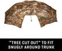 Vanish Instant Roof Tree Stand Umbrella - Large Umbrella with Realtree Edge Camo - Durable and Portable Hunting Umbrella - Hunting Gear and Accessories - 57" W