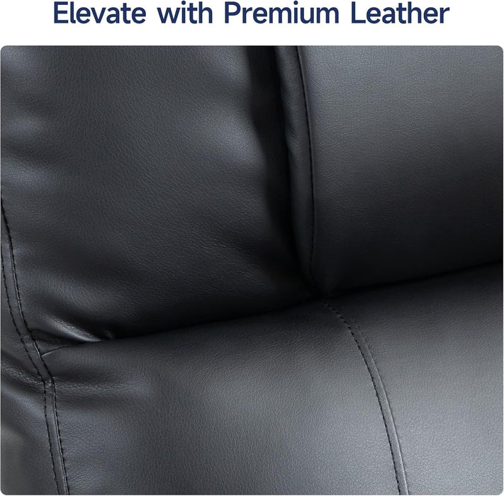Power Lift Recliner Electric Chair for Elderly with USB Charge Port, Black
