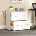 2-Drawer Filing Cabinet with Charging Station