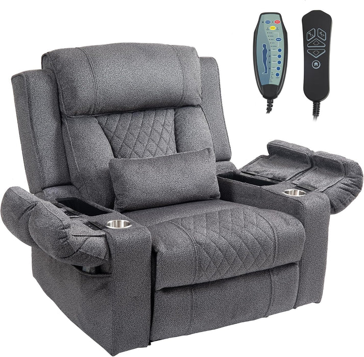 Big Man Power Lay Flat Lift Recliner Chair,Grey