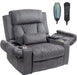 Big Man Power Lay Flat Lift Recliner Chair,Grey