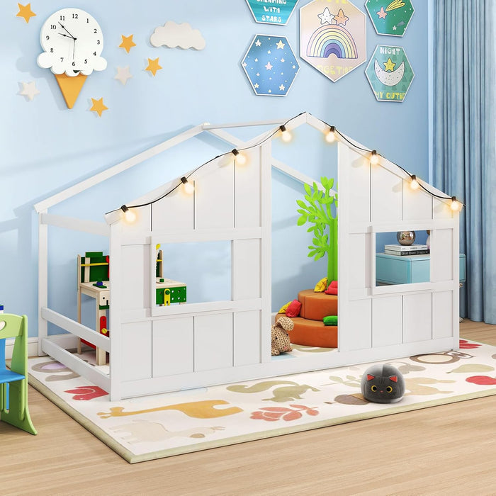 Montessori Twin House Bed With Ambient Illumination