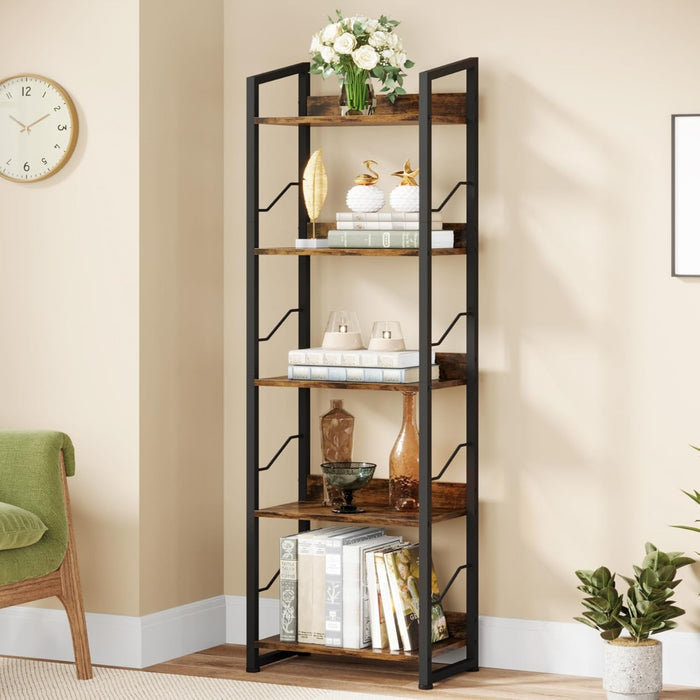 Tall 5 Tier BookshelfUnit Edge Protection Industrial