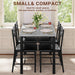 Dining Table Set for 4, Grey