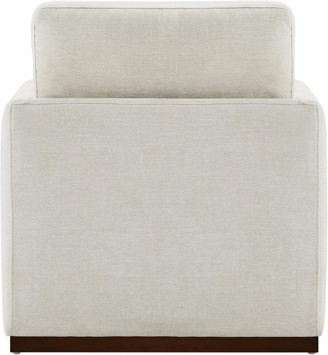 Swivel Accent Chair, FSC Certified Mid Century Modern Arm Chair for Living Room and Bedroom, Fully Assembled, Linen