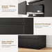 Black 5 Drawer Dresser for Bedroom, 15" D X 23.7" W X 40.4" H in Simply Chest of Drawers, Wood Storage Dresser with Drawers for Living Room Hallway Entryway, Black