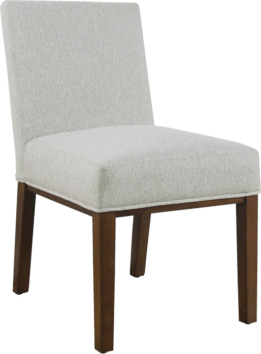 Kolbe Upholstered Dining Chair - Sustainable Gray Woven, 19.5" Seat Height, Ideal for 29-31 Inch Tables (Single Pack)