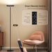 Floor Lamps for Living Room, 28W/1600LM Bright LED Floor Lamp with Remote & 2 Rotatable Lights, 74" Dimmable Tall Standing Lamp, Modern Reading Torchiere Corner Lamp for Bedroom Office, Black