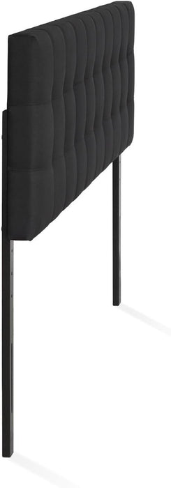 Fb17038K-Bk Headboard, King, Black