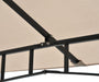 10' X 10' Outdoor Patio Gazebo Canopy Tent with Mesh Sidewalls, 2-Tier Canopy for Backyard, Beige