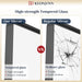 24 X 36 Inch Black Vanity Mirror, Aluminum Frame Bathroom Mirror