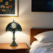Tiffany Style Stained Glass Table Lamp 18.5 Inch - Multicolor Leaf