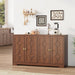 Sideboard Buffet Cabinet with Storage, 56" Modern Sideboard, Brown