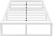 14 Inch Metal Queen Bed Frame with Steel Support, Noise-Free