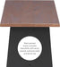 Black and Pecan Breakfast Dining Set Ardmore Nook