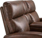 65.7" Zero Wall Recliner Loveseat with Console, 2-Seat Power Wall Hugger Sofa with Cup Holders, USB & Type-C Dual Charge Ports, for Living Room, RV PR646M2 (Dark Brown, Loveseat with Console)