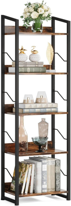 Tall 5 Tier BookshelfUnit Edge Protection Industrial