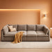 127 Inch Taupe Contemporary Modular Sectional Sofa