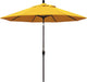 9' round Aluminum Market Umbrella, Crank Lift, Push Button Tilt, Bronze Pole