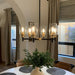 Six Light Black Gold Chandelier Fixture ClearGlassShades
