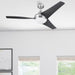 Ceiling Fans Neyo, 52 Inch Contemporary Indoor LED Ceiling Fan with Light, Remote Control, Modern High Performance Blades, Reversible Motor Model- 51803 (Brushed Nickel)