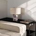 Marble Table Lamp Cordless Stone Lamps Rechargeable, Calacatt Viola Lamp