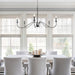 Archer 47Inch Black Chandelier Modern Farmhouse Design