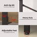 Industrial Strength Bookshelf With Rustic Oak Finish