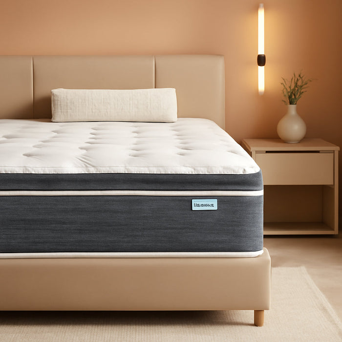 Full Size Mattress 12 Inch, Cooling Hybrid Mattress in a Box