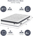 Twin Size Mattress, 10 Inch Twin Hybrid Mattress in a Box with Individual Pocket Spring & Memory Foam, Medium Firm Comfort for Pressure Relief, Fiberglass Free, Motion Isolation, Certipur-Us Certified