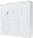 Fullsize Murphy Bed With Integrated Wardrobe Storage