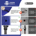 CROWN SHADES 9 Ft Patio Umbrella Olefin with Patented Slot-Lock