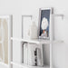 Matte White IndustrialGrade Bookshelf With Six Shelves