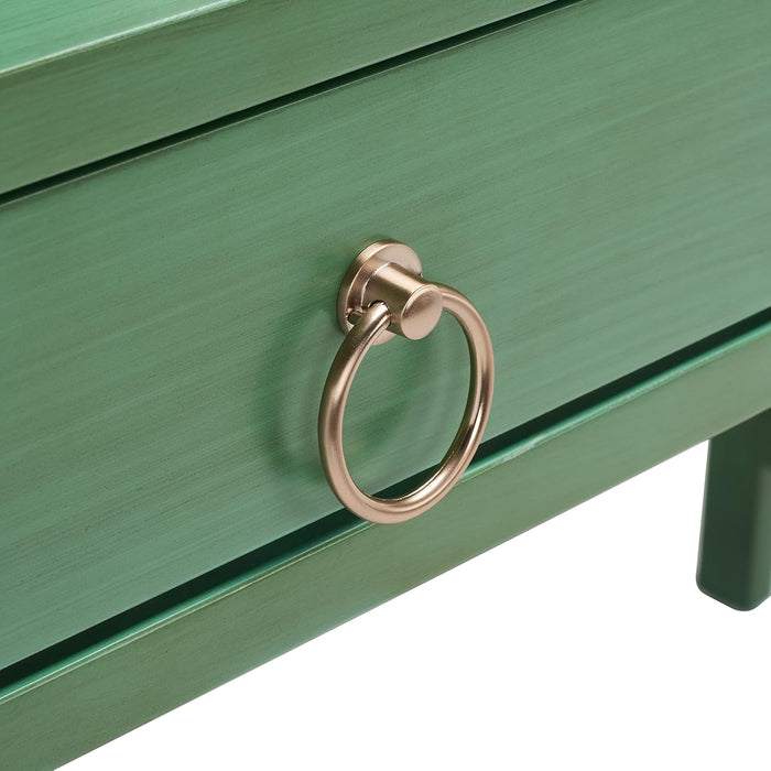Home Collection Esther Turquoise 2-Drawer Desk