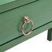 Home Collection Esther Turquoise 2-Drawer Desk