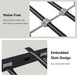 IndustrialStrength Alloy Metal Twin Bunk Bed Black