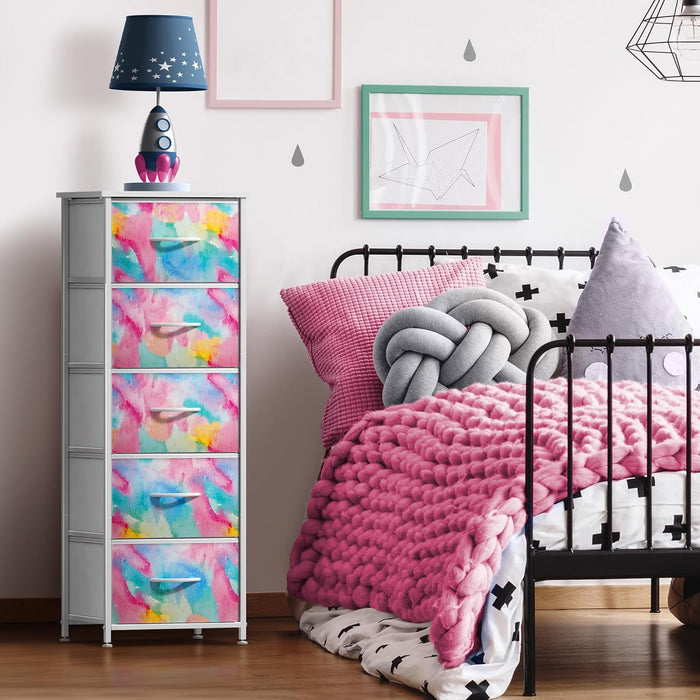 Kids Dresser Five Drawer Storage Chest OrganizerPro