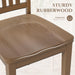 Wooden Dining Room Chairs Set of 6, Spindle High Back Windsor Kitchen Side Chair, Farmhouse Dining Chairs for Kitchen, Dining Room, Light Brown