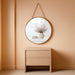 11.8-Inch Small round Wall Mirror, Gold Bathroom Mirror