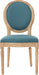 Phinnaeus Fabric Dining Chairs, 2-Pcs Set, Dark Teal