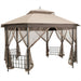 10’X 12’ Octagonal Patio Gazebo with Mosquito Net