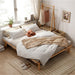 Queen Wood Platform Bed Frame, 14 Inch Bed Base, Oak