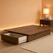 Holland Platform Bed (54/60''), Full/Queen, Natural Walnut