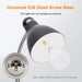 Black Floor Reading Lamp With Adjustable Gooseneck