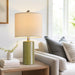 Industrial Green Ceramic Nightstand Table Lamp Modern