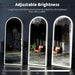 56"X21" LED Arched Mirror Full Length with Dimmable Lights