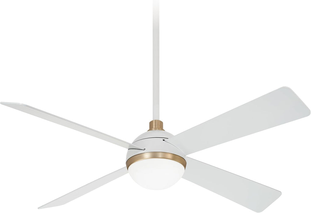 Minka Aire 54 Inch Led Ceiling Fan With Brass Trim